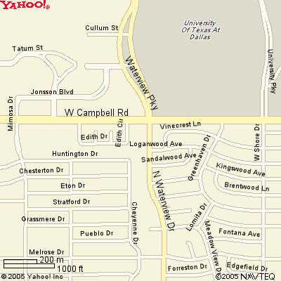 yahoo map